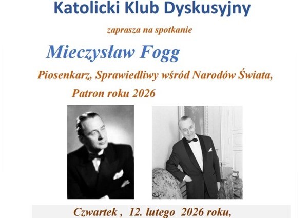 Mieczysław Fogg - Piosenkarz, Sprawiedliwy wśród Narodów Świata, Patron roku 2026